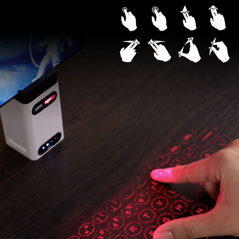 Projection Virtual Keyboard And Mouse - Gadgitec